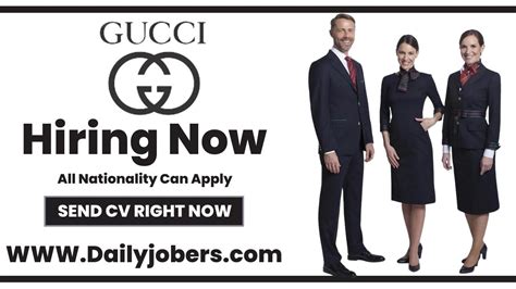 lavorare da gucci a londra|careers at gucci.